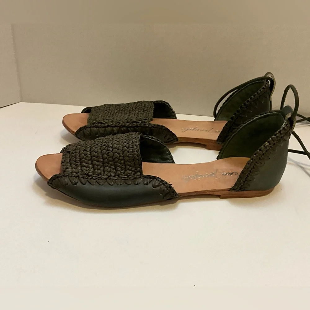 Free People Beaumont woven flat sandals 39 - Picture 6 of 14